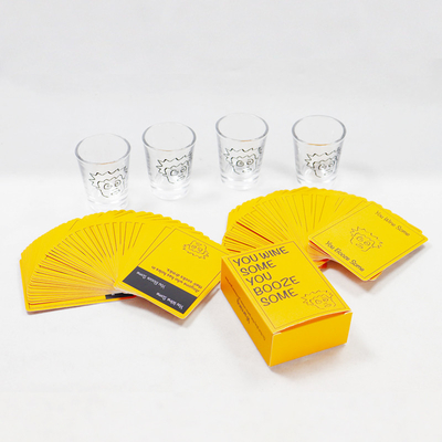 Conjunto doble de cartas de juego de amigos personalizadas para la mejor experiencia de fiesta