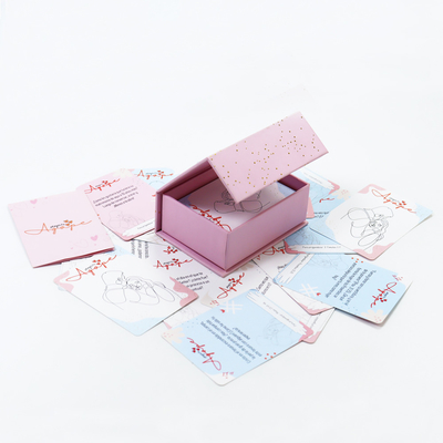 Personaliza tu propio diseño Doble Box Set Mujeres Afirmación Positiva Juego de cartas para parejas