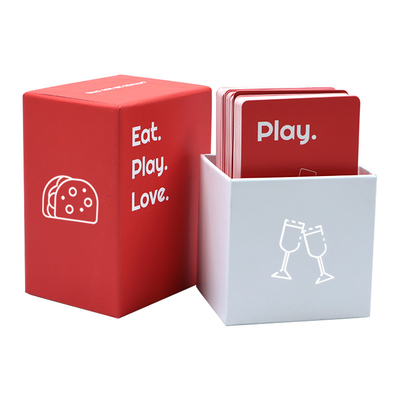 Bebidas personalizadas Juegos de cartas Verdad o Desafío Cuestionario de vida íntima con diseño personalizado