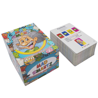 Conversación familiar educativa personalizada Juego de cartas Laminado Superficie de acabado