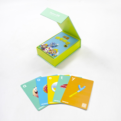 Niños Niños Inglés Matemáticas Tarjetas Flash Con CMYK / Pantone Colores Y Material Ecológico