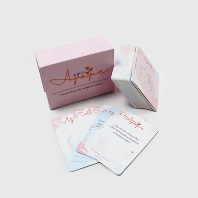 Juego de cartas de afirmación Juegos de cartas personalizados Haz o atrévete Preguntas diarias Deck de tarjetas flash