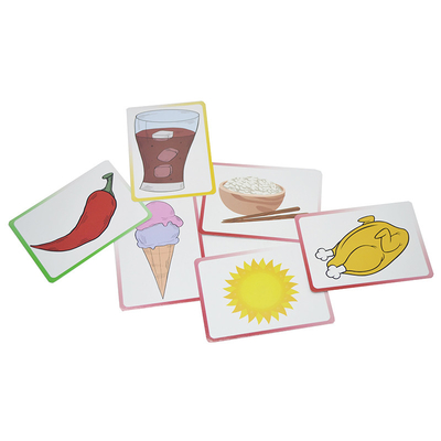Tarjetas Flash Educativas Impresas a medida para estudiantes escolares para mejorar el ABC y los números