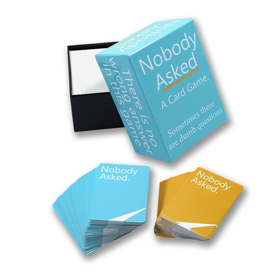 Personalizado Familia y Amigos Fiesta de Bebida Juegos de Tarjetas de la superficie de acabado personalizado