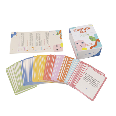 63x88mm o juguetes divertidos personalizados para picnics al aire libre Juego de cartas interactivo entre padres e hijos