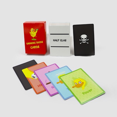 Diseño de logotipo personalizado Juego de cartas para adultos Juego de mesa divertido