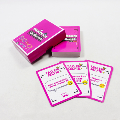 Personalizado Juego de Papel Juego de Tarjetas Impresión de Adultos Fiesta de Preguntas Juego de Tarjetas de Juego de Familia Feliz