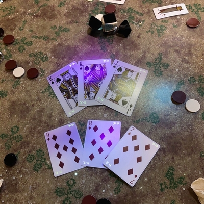 Cartas de juego marcadas con UV personalizadas con tinta ecológica