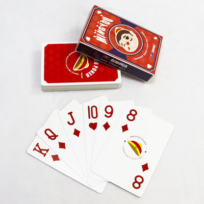 Custom Design Playing Cards with 300/350/400gsm Artpaper in 57*87mm or 63*88mm Customized Sizes