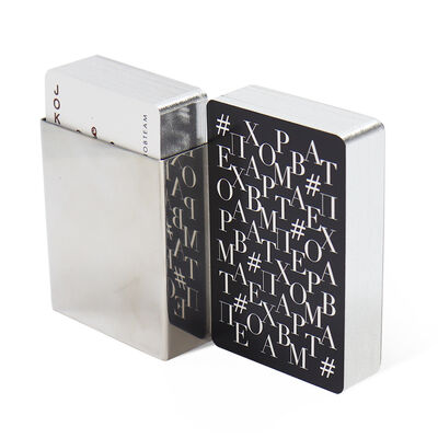 Customizable Size Poker Cards with Wild Cards and Varnished Finish for Promotional and Gaming Use