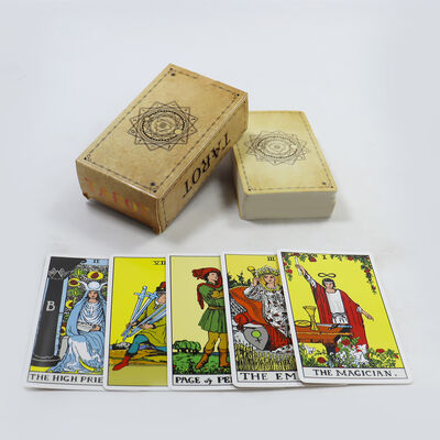 Tarjetas de Tarot Imprimibles de Diseño Personalizado con Papel de Núcleo Negro de 310 g/m² y Muestra Gratuita