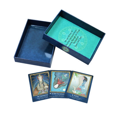 Tarjetas de Tarot de diseño personalizado con CMYK 4 Impresión offset a color y guía incluida