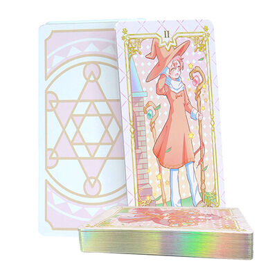 Tarot de Bordes Holográficos Personalizados con Impresión Offset a 4 Colores CMYK y Diseño Elegante
