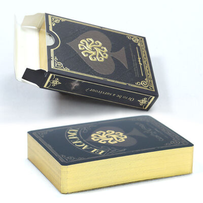 Cartas de juego de lujo personalizadas de alta calidad con material ecológico y diseño personalizado