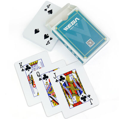 Tarjetas de juego de doble cara con embalaje personalizado para regalos promocionales