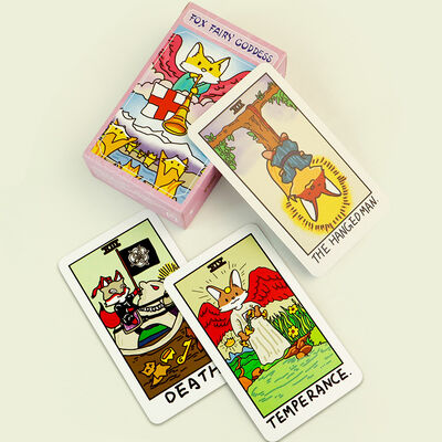 Tarjetas de Tarot de diseño personalizado, ecológicas e imprimibles con guía incluida