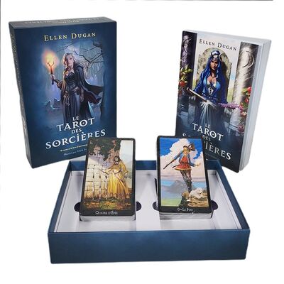 Tarjetas de Tarot de tamaño personalizado, ecológicas e imprimibles con guía