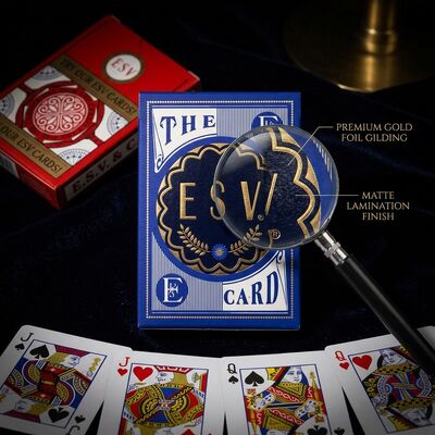 Luxury Gold Foil Edge Playing Cards With Matte Lamination For Premium Casino Gift And Collection