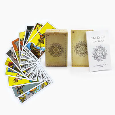 Fabricación de juegos de cartas personalizados Impresión Juego de cartas de tarot Fiesta familiar Juego de cartas para adultos