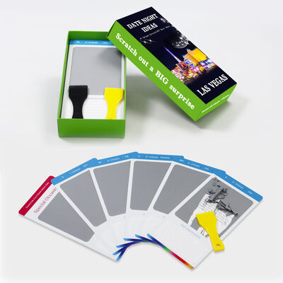 Fabricantes Juego de cartas personalizado Impresión de diseño Juegos de cartas para parejas Juego de cartas personalizado Entretenimiento para adultos Scratchcard