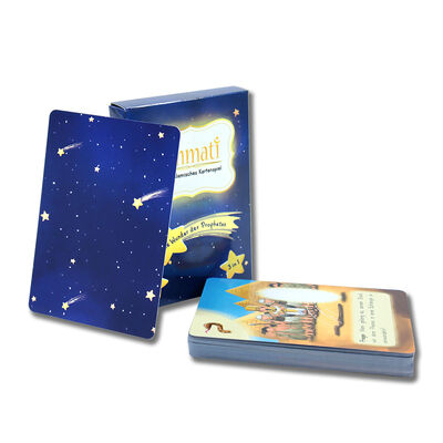 Juegos de cartas personalizados Servicio de impresión Diseño de tarjetas de preguntas Juego de cartas de mafia personalizado con caja