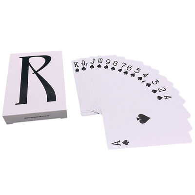 Cubierta de alta calidad de los naipes de encargo de los naipes del alphbet