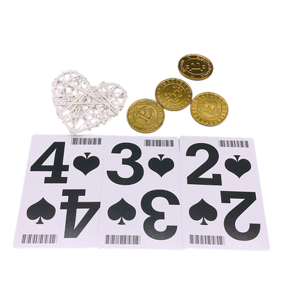 Logo Printing Custom Playing Cards en color del ODM CMYK del OEM del lado trasero